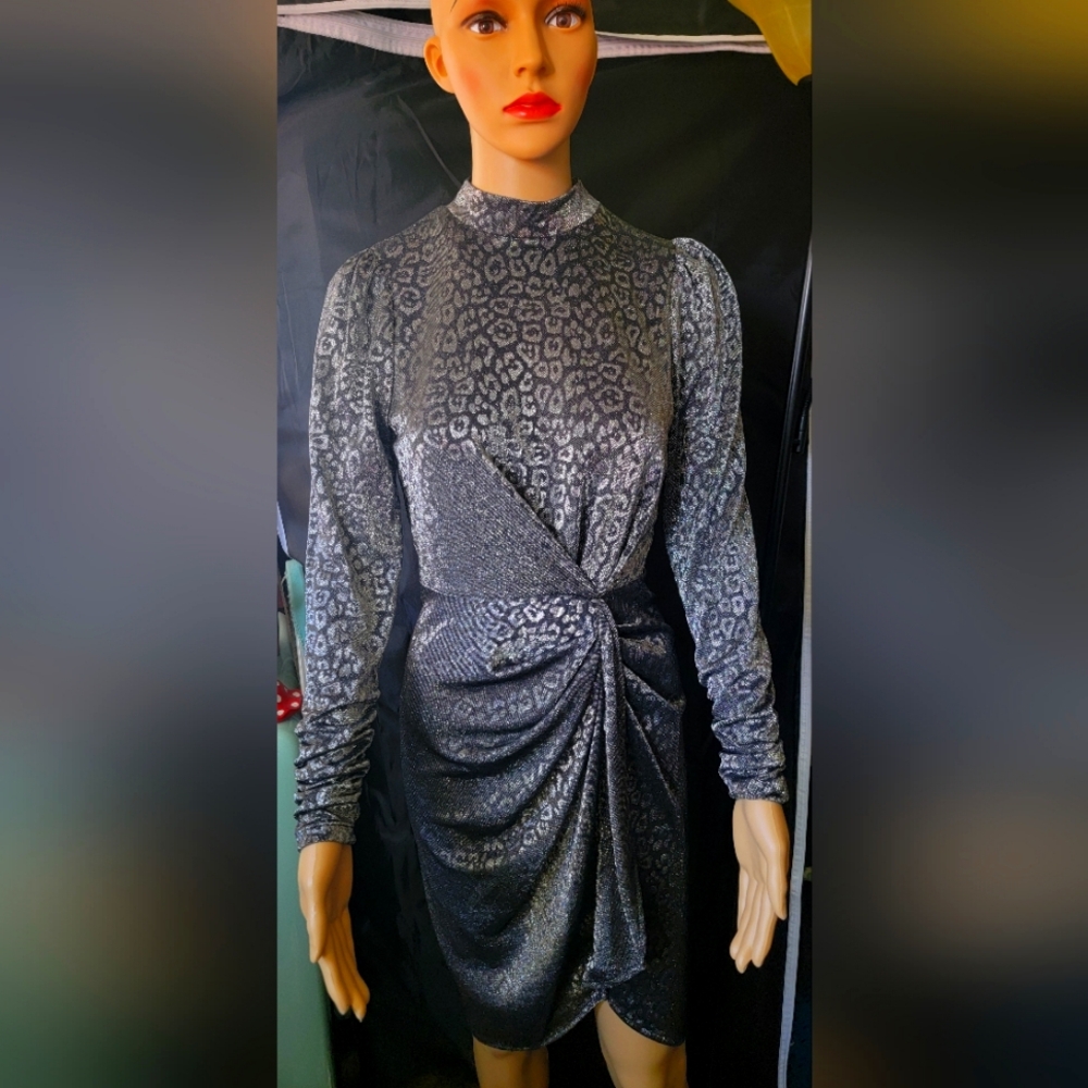 New Calvin Klein silver dress size 2